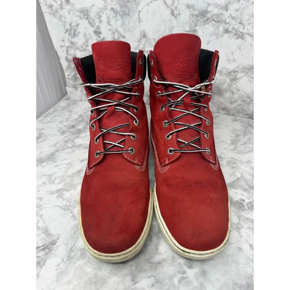 Timberland Adventure 2.0 🚨Cupsole Chukka Red Nubuck Leather Mens Boots 11.5W